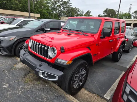 Red 2025 Jeep Wrangler Sahara for sale in Macon, GA