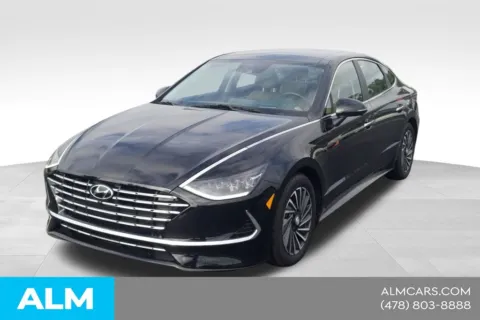 Black 2023 Hyundai Sonata Hybrid Limited for sale in Macon, GA