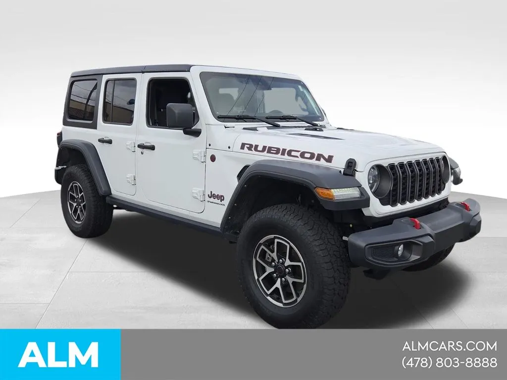 White 2024 Jeep Wrangler Rubicon for sale in Macon, GA