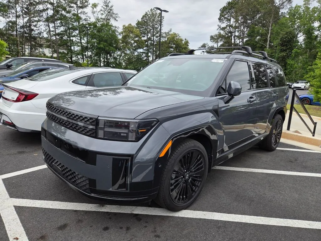 Gray 2025 Hyundai Santa Fe Hybrid Calligraphy for sale in Macon, GA