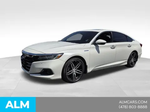 White 2022 Honda Accord Hybrid Touring for sale in Macon, GA