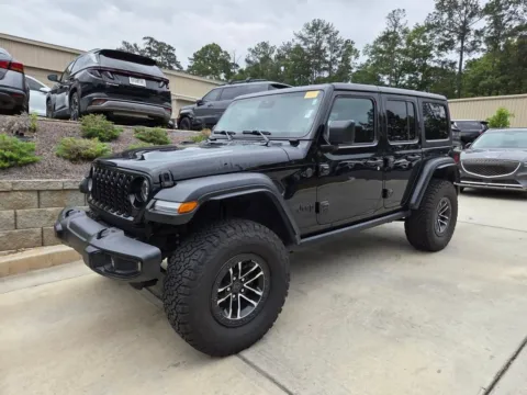 Black 2024 Jeep Wrangler Willys for sale in Macon, GA