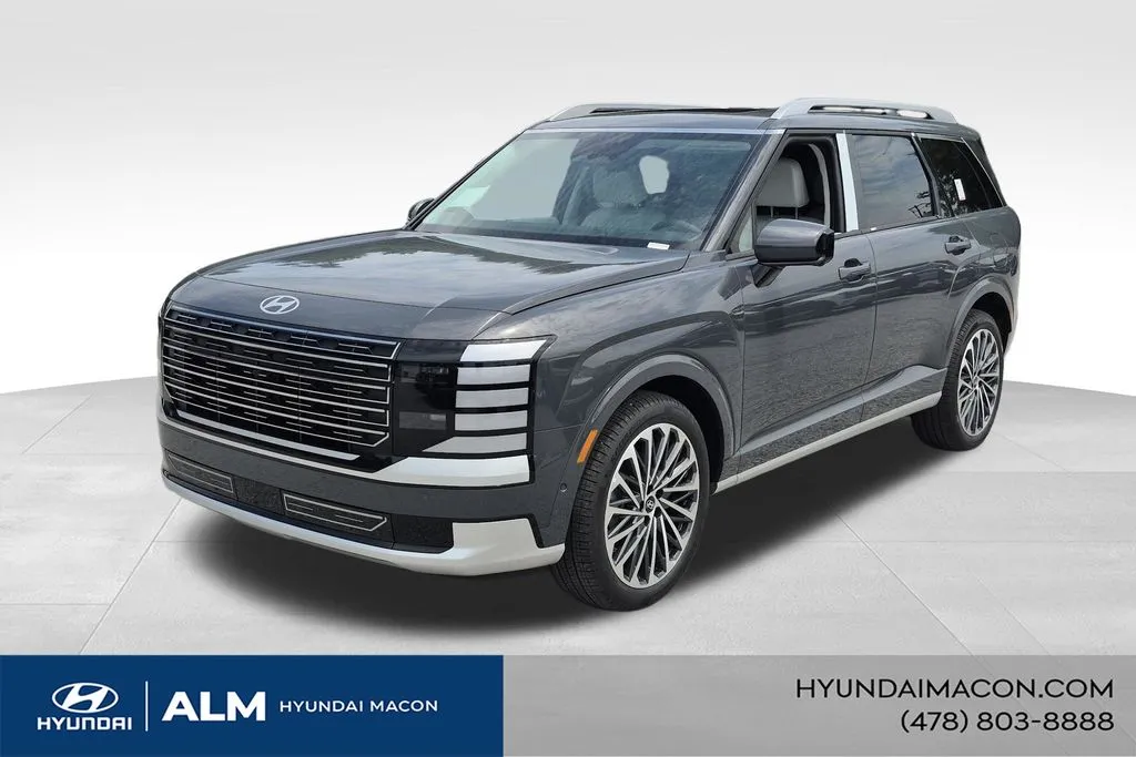Gray 2026 Hyundai Palisade Hybrid Calligraphy for sale in Macon, GA