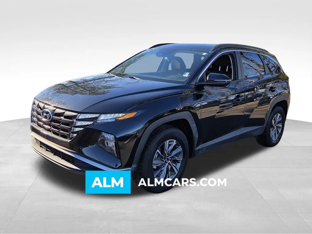Black 2022 Hyundai Tucson Hybrid Blue for sale in Macon, GA