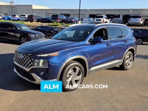 Blue 2021 Hyundai Santa Fe SEL for sale in Macon, GA