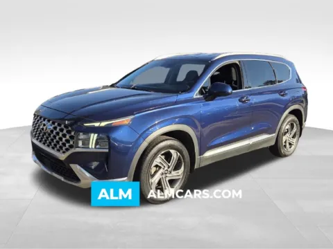 Blue 2021 Hyundai Santa Fe SEL for sale in Macon, GA