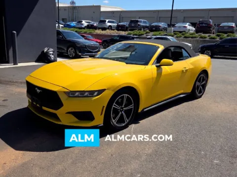 Yellow 2024 Ford Mustang EcoBoost Premium for sale in Macon, GA