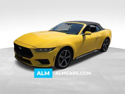 Yellow 2024 Ford Mustang EcoBoost Premium for sale in Macon, GA