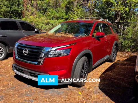 Red 2025 Nissan Pathfinder Platinum for sale in Macon, GA