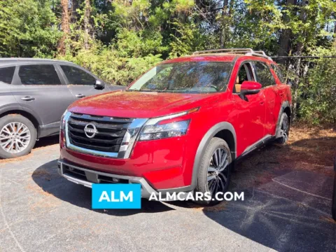 Red 2025 Nissan Pathfinder Platinum for sale in Macon, GA