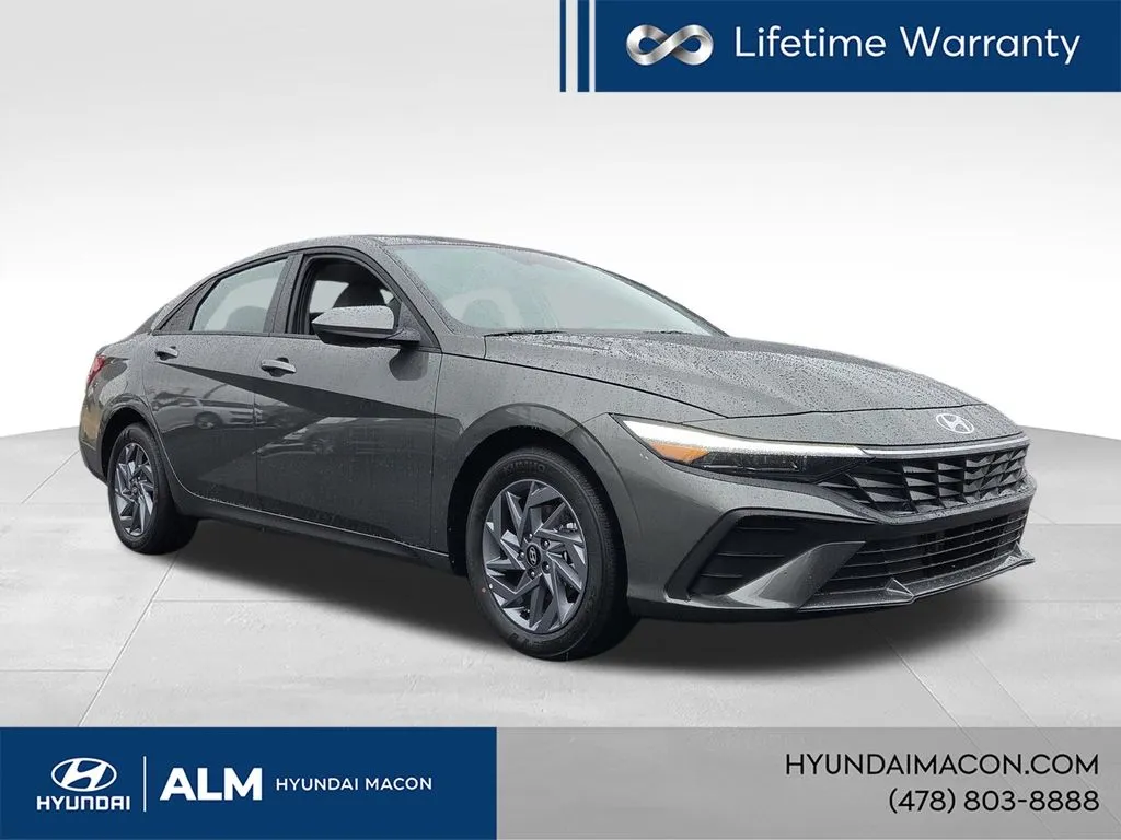 Gray 2026 Hyundai Elantra Hybrid Blue for sale in Macon, GA