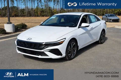 White 2026 Hyundai Elantra Limited for sale in Macon, GA