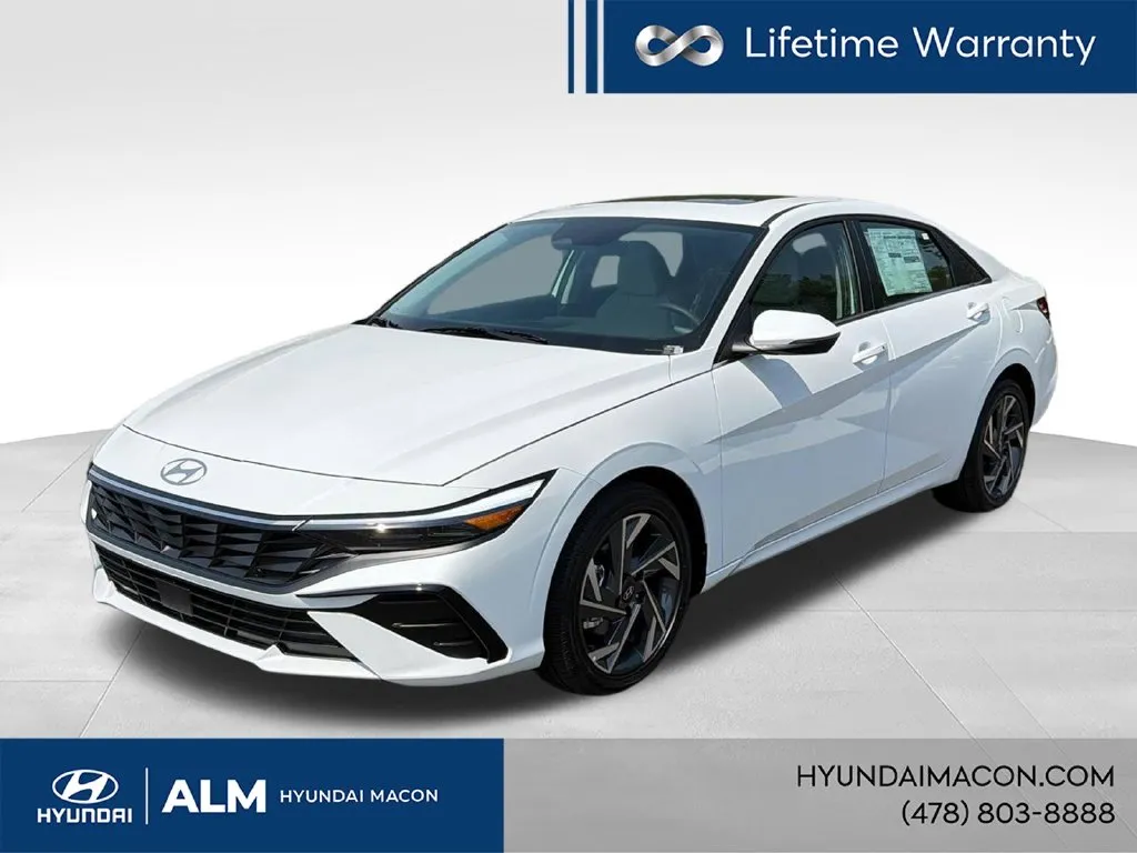 White 2026 Hyundai Elantra Limited for sale in Macon, GA