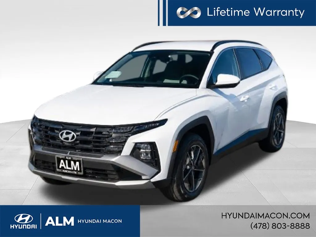 White 2026 Hyundai Tucson Hybrid SEL for sale in Macon, GA