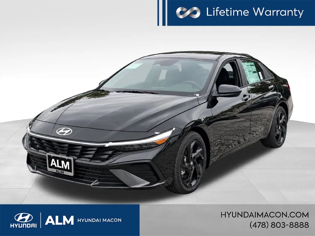 Black 2026 Hyundai Elantra SEL Sport Plus for sale in Macon, GA