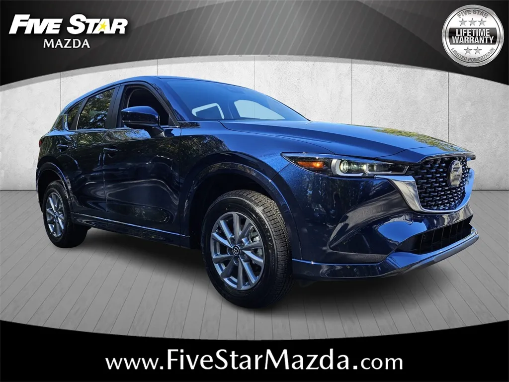 Blue 2025 Mazda CX-5 2.5 S Preferred Package for sale in Macon, GA