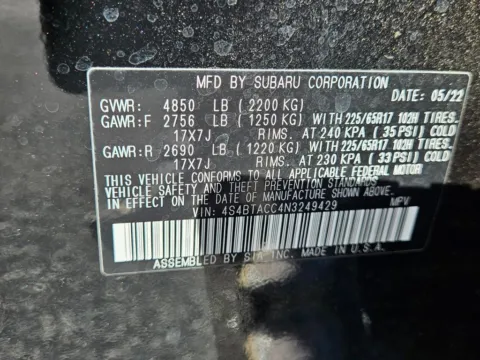 More photos of 2022 Subaru Outback Premium at ALM Mazda Macon, GA