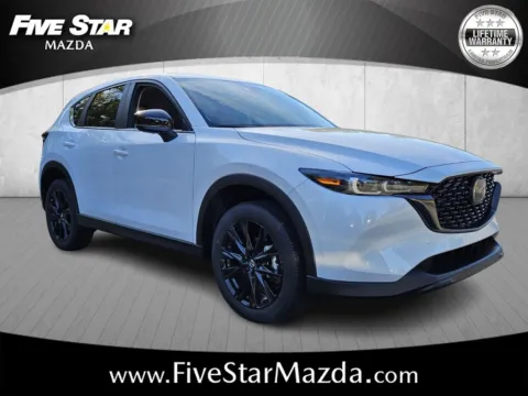 White 2025 Mazda CX-5 2.5 S Carbon Edition for sale in Macon, GA