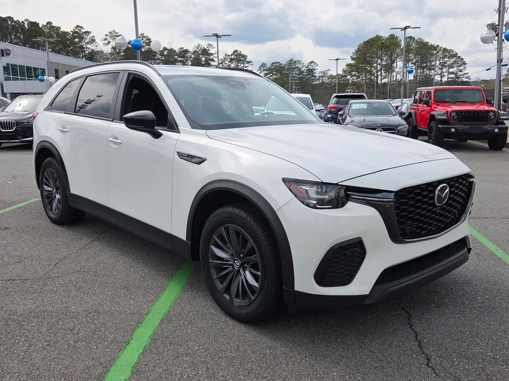 White 2025 Mazda CX-70 3.3 Turbo Preferred for sale in Macon, GA