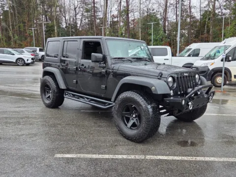 Black 2017 Jeep Wrangler Unlimited Sport for sale in Macon, GA