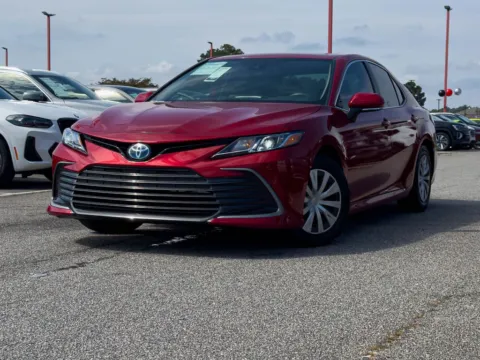 Red 2024 Toyota Camry Hybrid LE for sale in Macon, GA