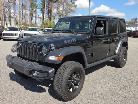Another view of 2021 Jeep Wrangler Unlimited Willys for sale in Macon, GA at ALM Mazda Macon