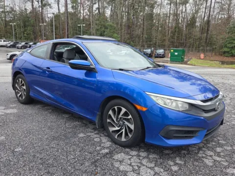 Blue 2017 Honda Civic LX-P for sale in Macon, GA