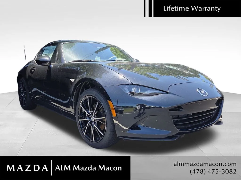 Black 2026 Mazda MX-5 Miata RF Grand Touring for sale in Macon, GA