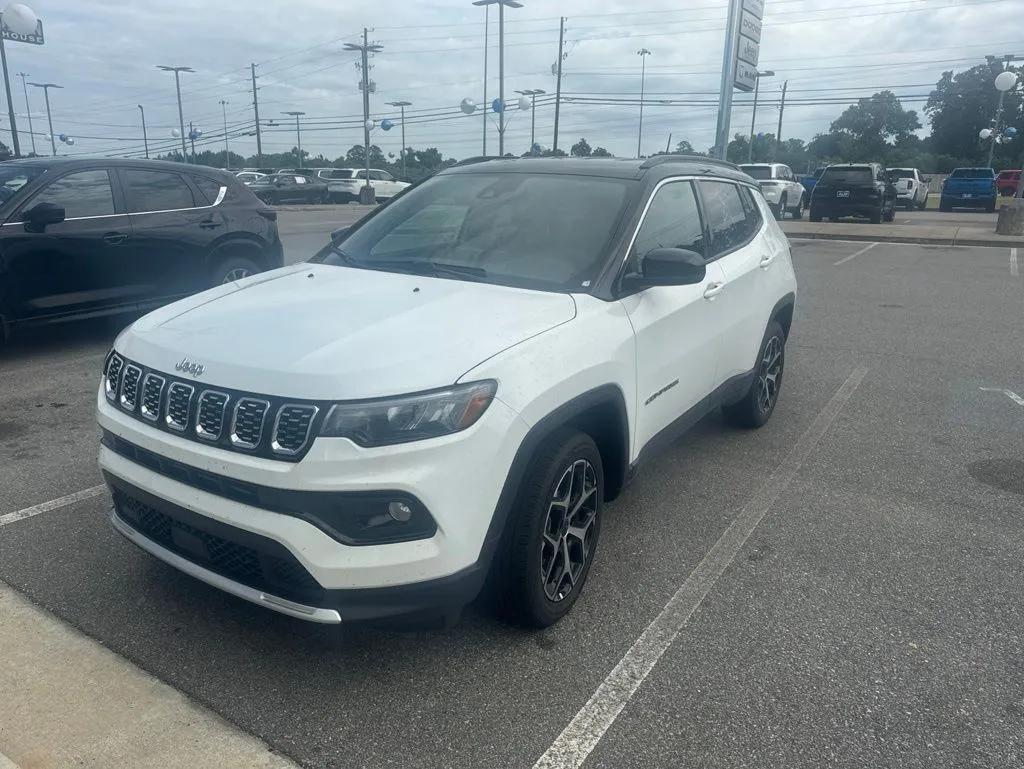 White 2025 Jeep Compass Limited for sale in Macon, GA