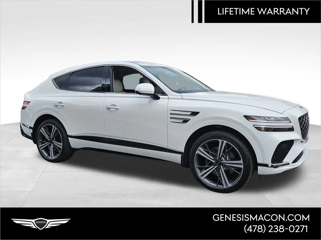 White 2025 Genesis GV80 Coupe 3.5T e-SC for sale in Macon, GA