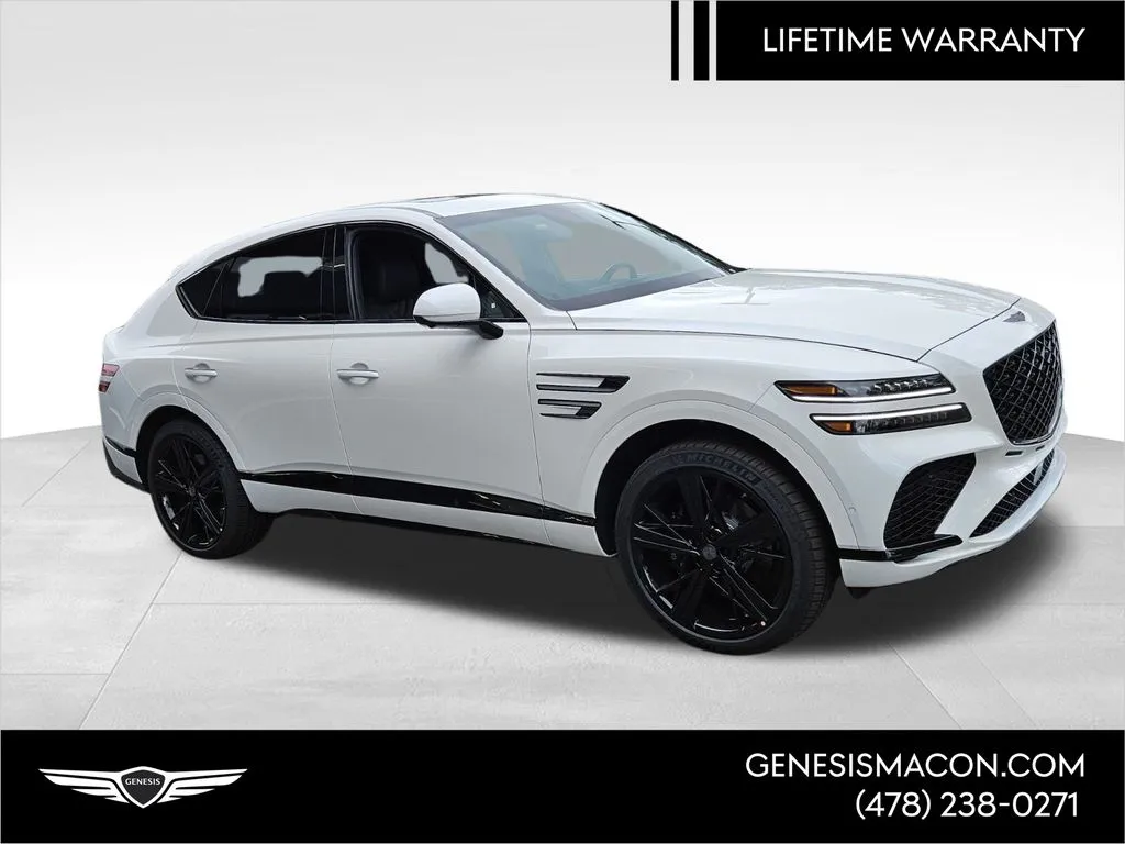 White 2026 Genesis GV80 Coupe 3.5T e-SC for sale in Macon, GA