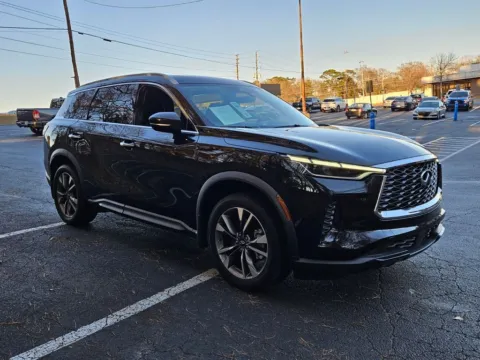 Black 2023 INFINITI QX60 LUXE for sale in Macon, GA