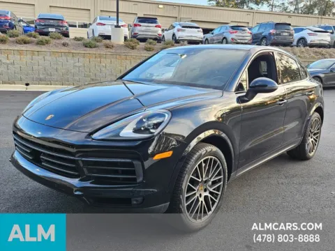 Black 2023 Porsche Cayenne Coupe Platinum Edition for sale in Macon, GA