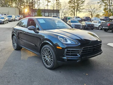Black 2023 Porsche Cayenne Coupe Platinum Edition for sale in Macon, GA