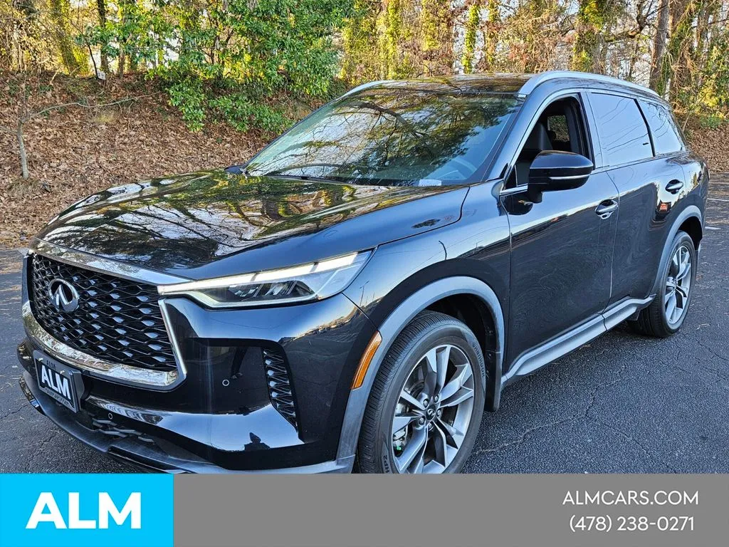 Black 2024 INFINITI QX60 LUXE for sale in Macon, GA