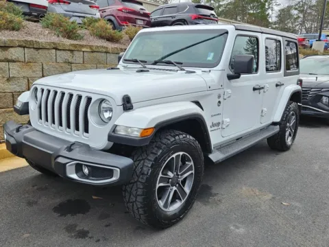 White 2023 Jeep Wrangler Sahara for sale in Macon, GA