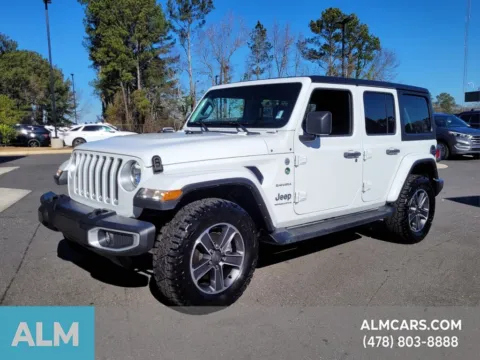 White 2023 Jeep Wrangler Sahara for sale in Macon, GA