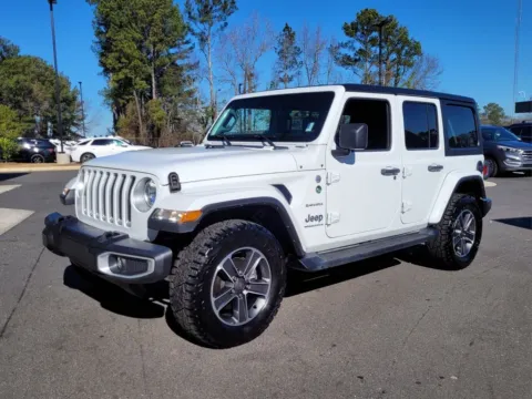 White 2023 Jeep Wrangler Sahara for sale in Macon, GA