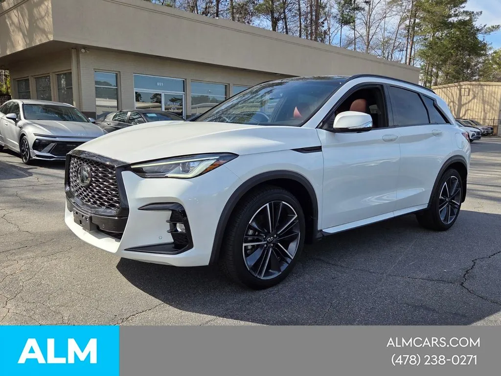 White 2025 INFINITI QX50 SPORT for sale in Macon, GA