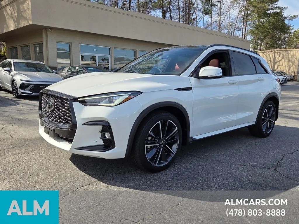 White 2025 INFINITI QX50 SPORT for sale in Macon, GA