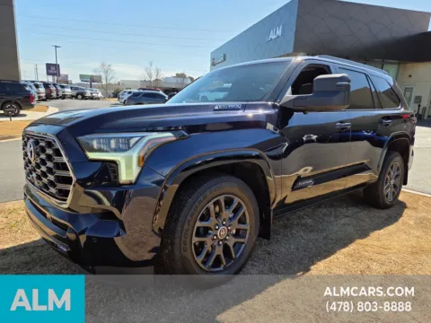 Blue 2023 Toyota Sequoia Platinum for sale in Macon, GA