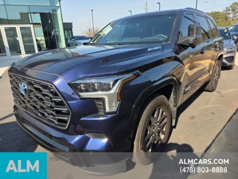 Blue 2023 Toyota Sequoia Platinum for sale in Macon, GA