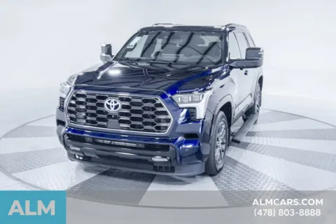Blue 2023 Toyota Sequoia Platinum for sale in Macon, GA