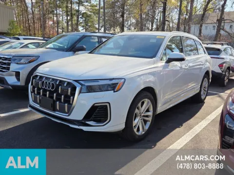 White 2025 Audi Q7 55 Premium Plus for sale in Macon, GA