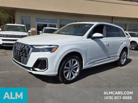 White 2025 Audi Q7 55 Premium Plus for sale in Macon, GA