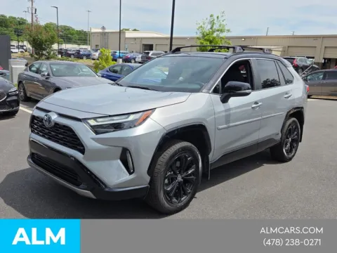 Black 2023 Toyota RAV4 Hybrid XSE for sale in Macon, GA