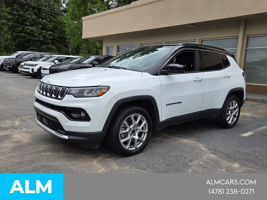 White 2025 Jeep Compass Limited for sale in Macon, GA