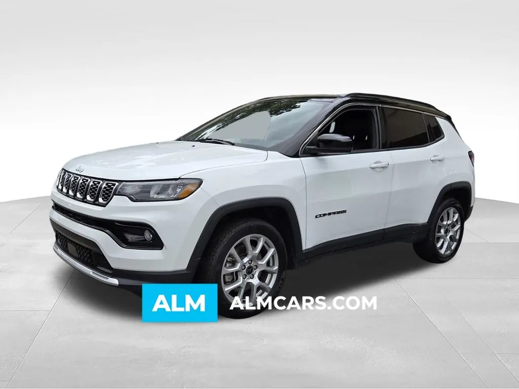 White 2025 Jeep Compass Limited for sale in Macon, GA