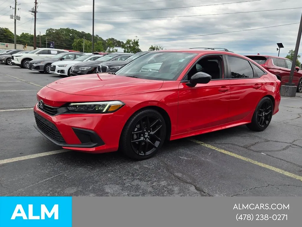 Red 2022 Honda Civic Sport for sale in Macon, GA