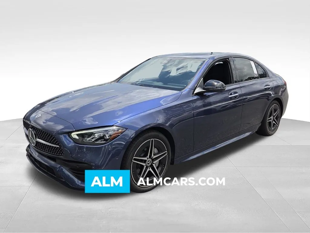 Blue 2024 Mercedes-Benz C-Class C 300 for sale in Macon, GA